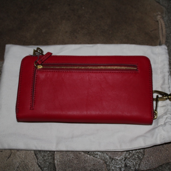 Fossil Emma RFID Large Wallet/Wristlet Clutch NWT - Picture 3 of 6